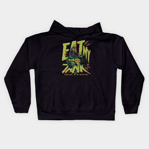 Shotzi Blackheart Eat My Tank Kids Hoodie by MunMun_Design